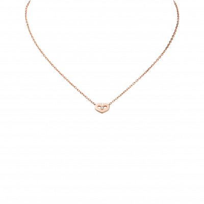 CARTIER HEART SHAPED NECKLACE B3040400